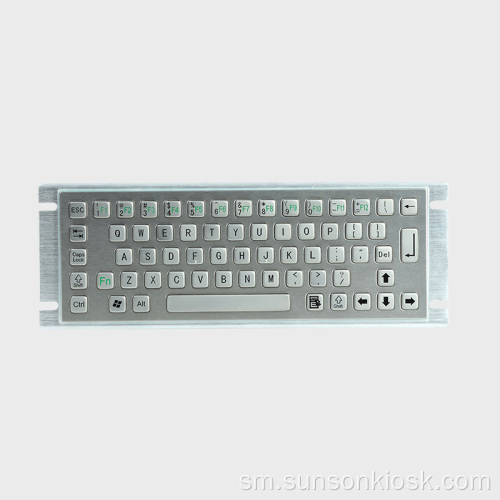 Braille Metal Keyboard ma le Pad Touch
